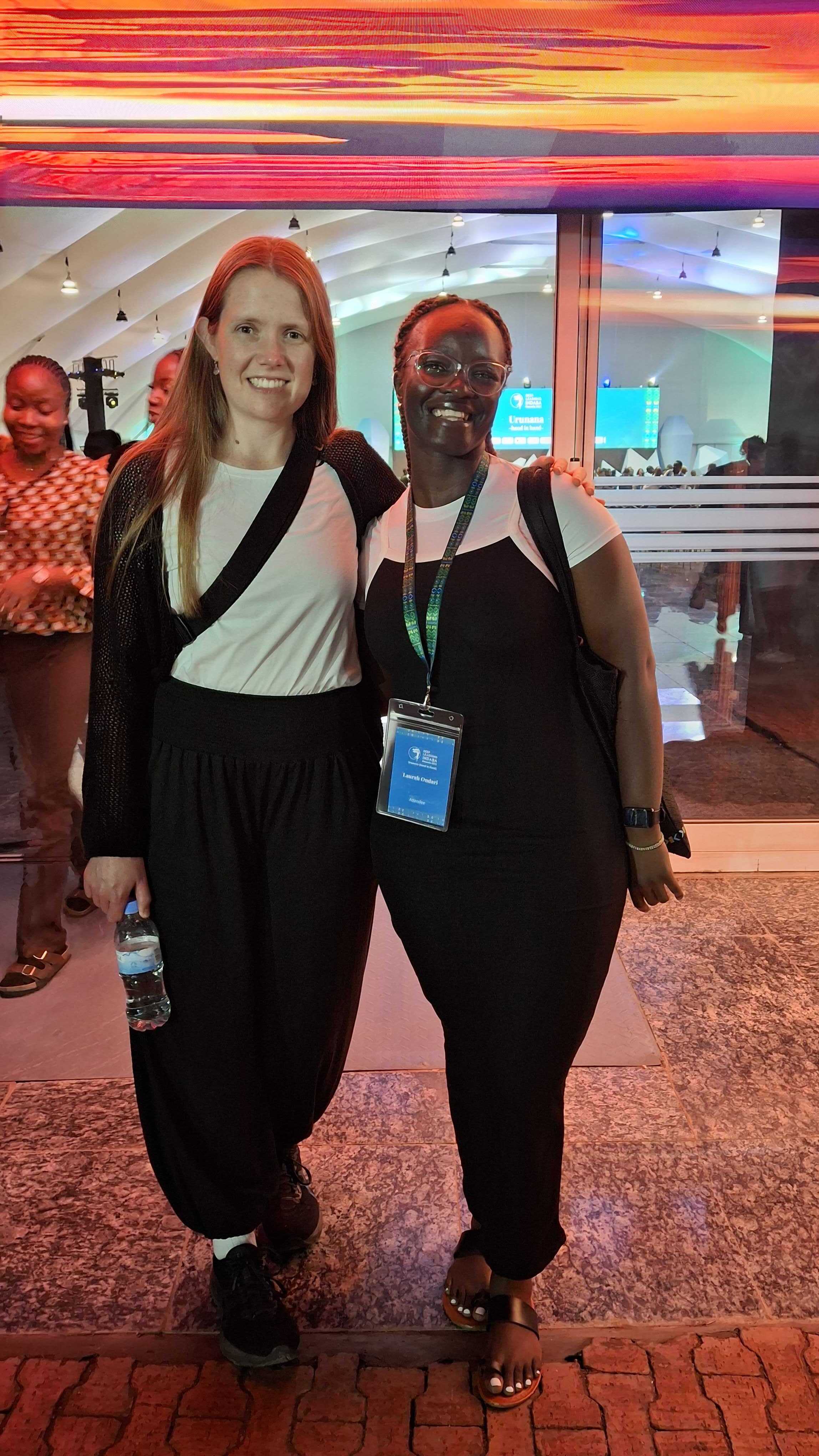 Nyasita and Siobhan Mackenzie Hall at the Deep Learning Indaba 2025 in Kigali