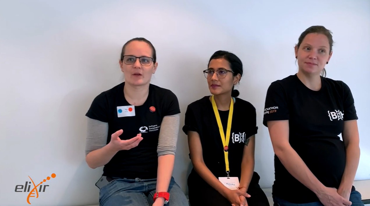 Group photo from the three founders of OLS. From left to right: Yochannah, Malvika and Berenice